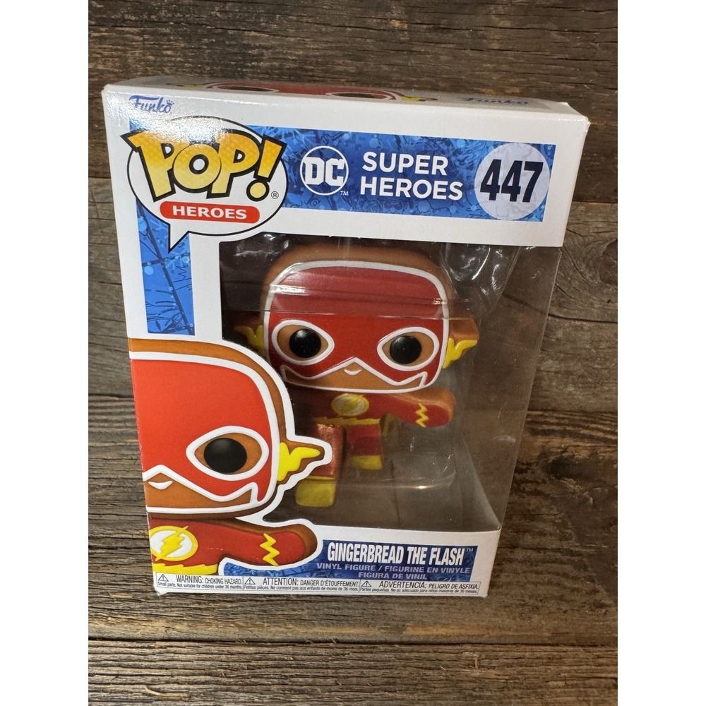 Funko Pop! DC Gingerbread The Flash #447 | Holiday Edition |‎ NIB